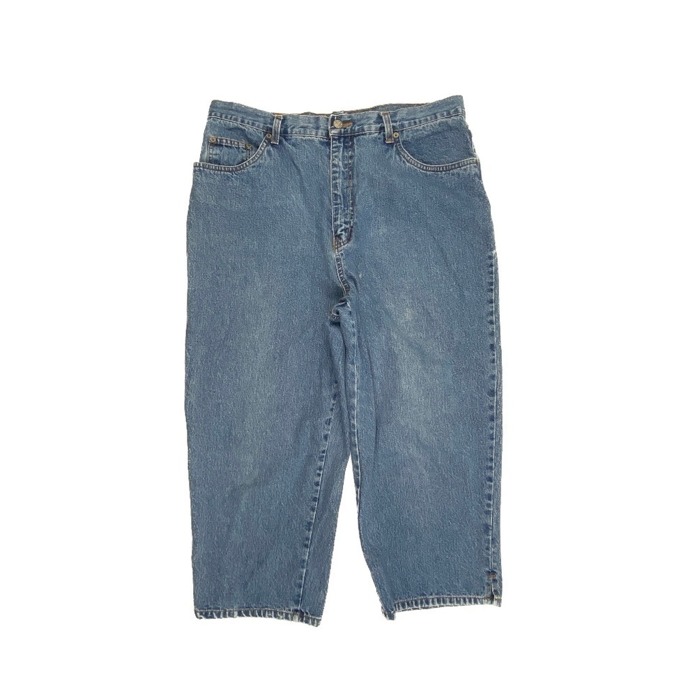 Bill Blass‎ Capri Women's size 16 Medium Wash Blue Denim jeans